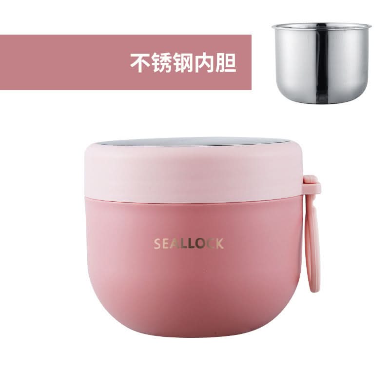 600ml Insulated Soup Cup with Lid – Leak-Proof Thermal Lunch Container