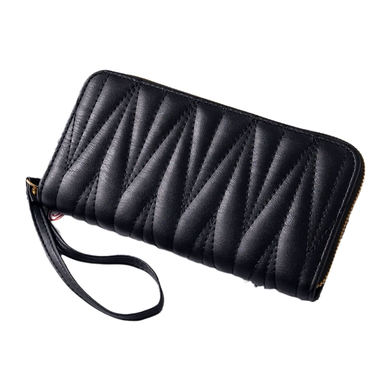 Women’s Wallet – Elegant Zipper Clutch Bag, Short & Long