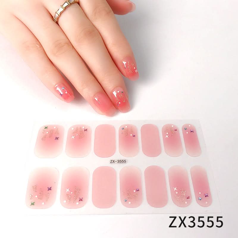 3D Star Diamond Nail Stickers Set