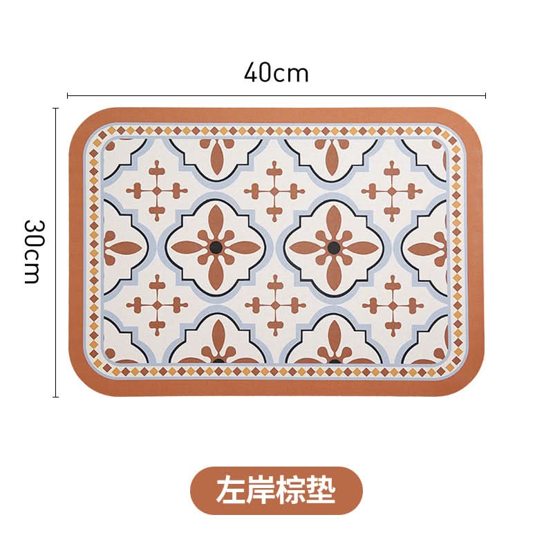 Water-Absorbent Heat-Insulating Nordic Table Mats