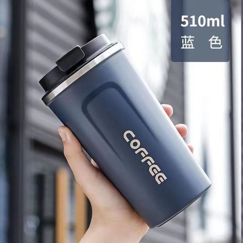 316 Stainless Steel Thermos Coffee Cup – Elegant Double-Drink Travel Mug