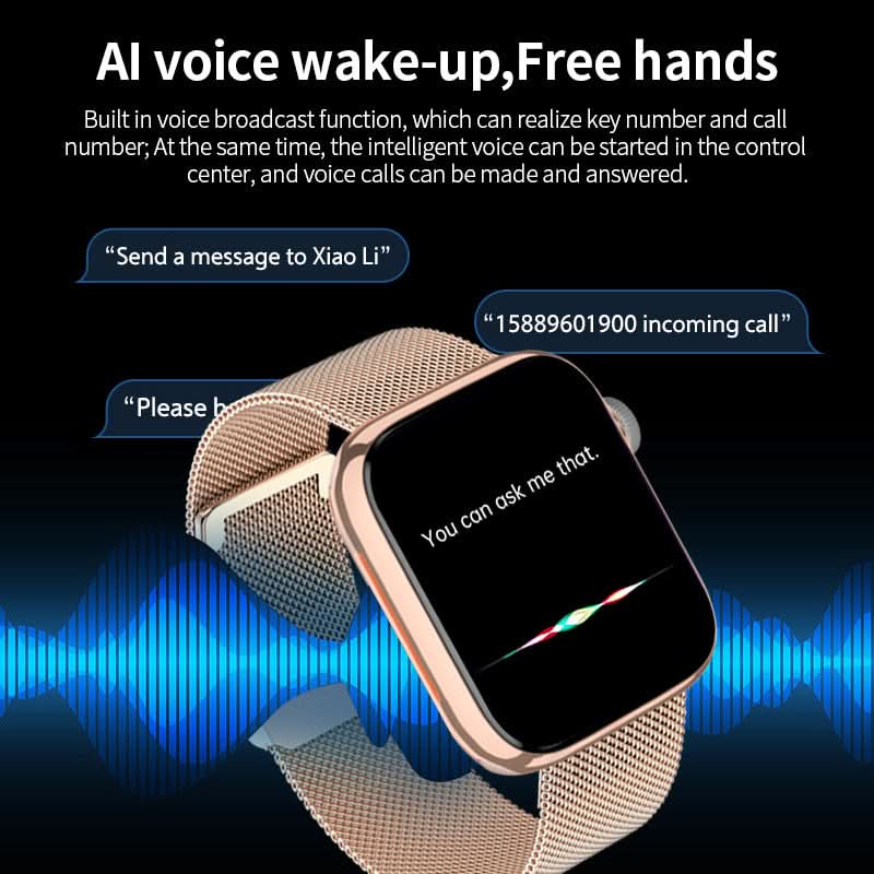 Smart Sports Watch with Bluetooth Calling – Fitness Tracker for Students & Adults