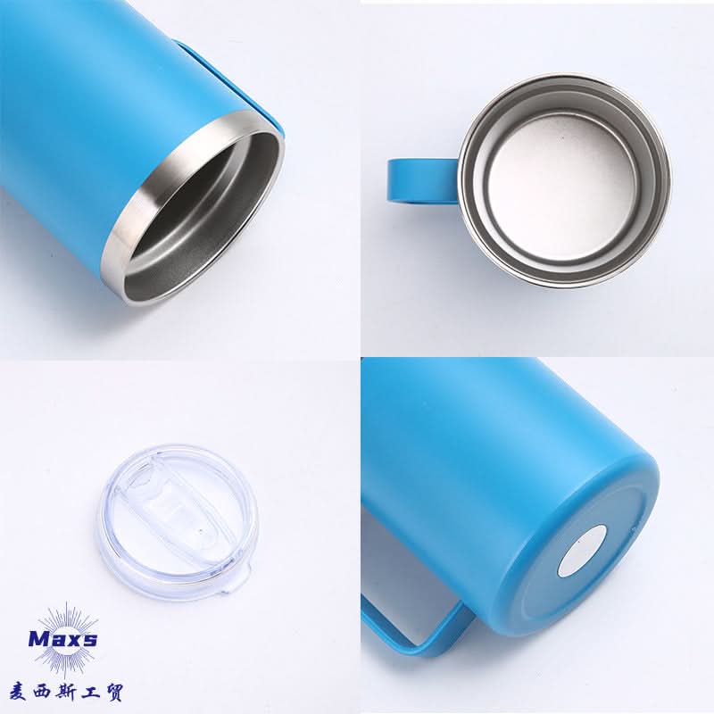 Stainless Steel Vacuum Coffee Thermos Mug – 12oz Insulated Cup