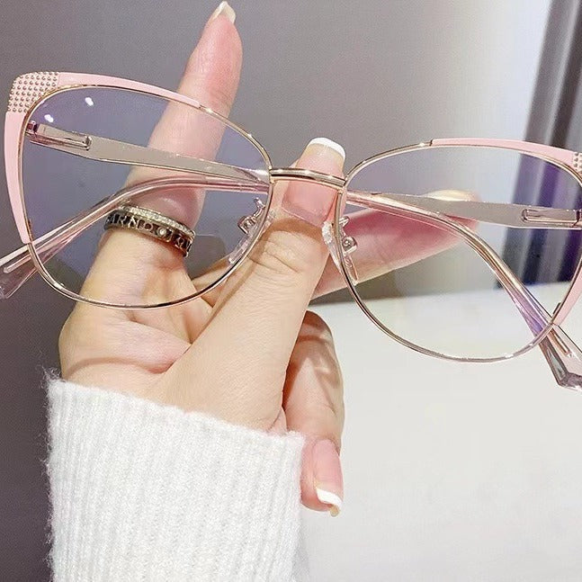 Women’s Cat-Eye Anti-Blue Light Glasses – Fashion Slim Frame, Full-Rim Screen Eyewear