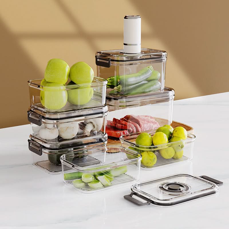 Vacuum-Sealed Food Storage Container – Microwave-Safe