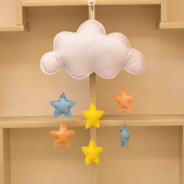 Whimsical Cloud Hanging Décor – 3D Soft Felt Nursery & Kids’ Room Pendant