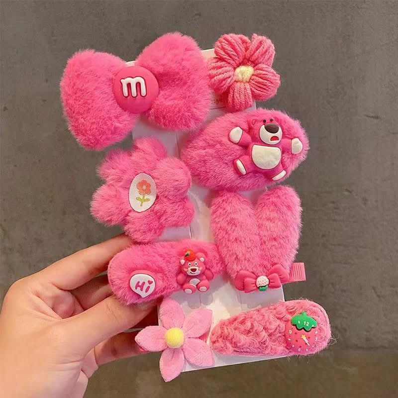 Cute Plush Duckbill Hairpins for Kids