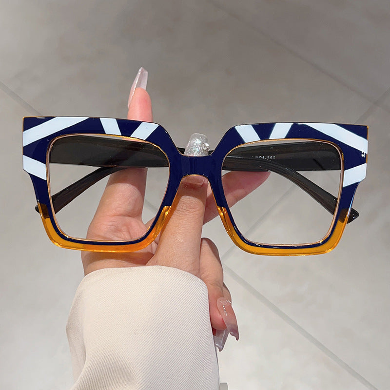 Square Frame Blue Light Blocking Glasses – Fashion Trend Eyewear for Adults