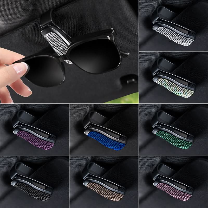 Diamond Car Sunglasses and Card Holder