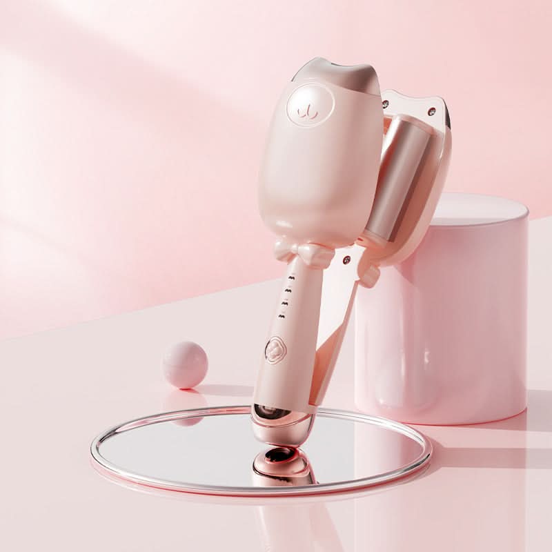 32mm Egg Curling Iron for Lazy Waves – Tourmaline Ceramic, Negative Ion