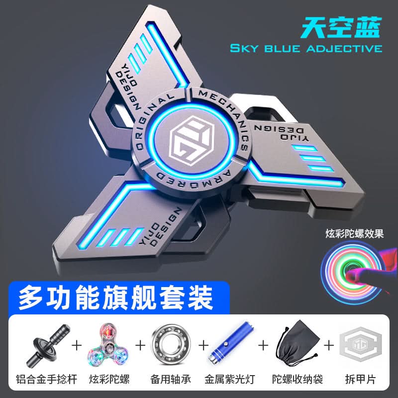 Luminous Fingertip Gyroscope – LED Fidget Spinner Toy