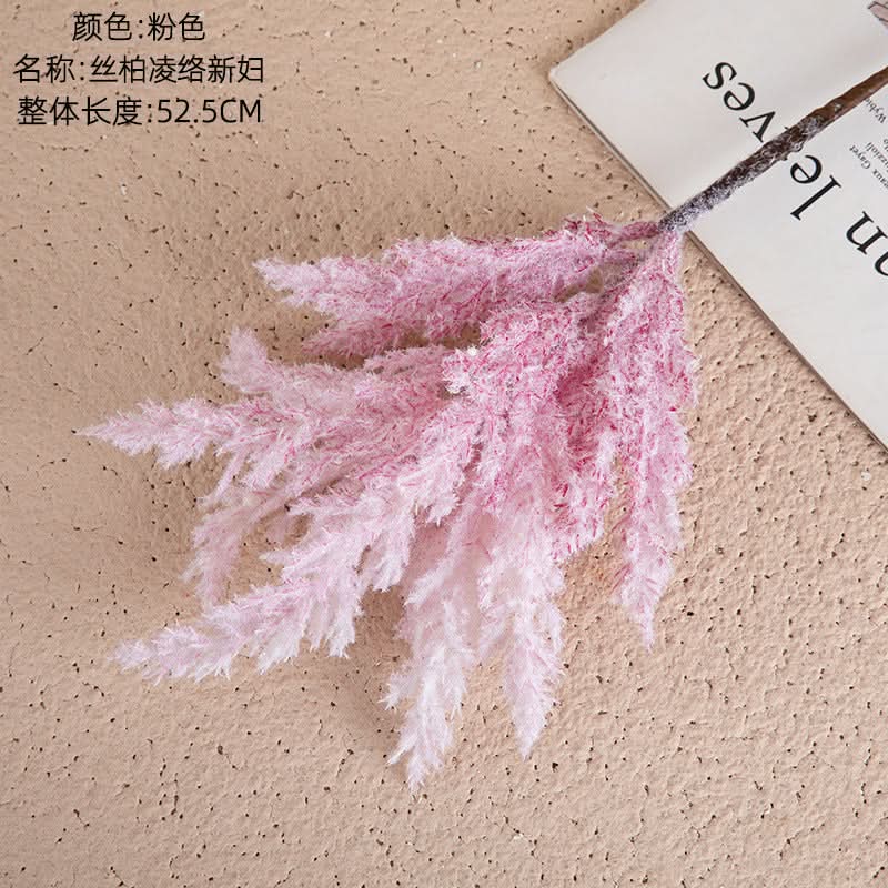 Set of 2 pcs. Artificial Wedding Flower & Green Plant