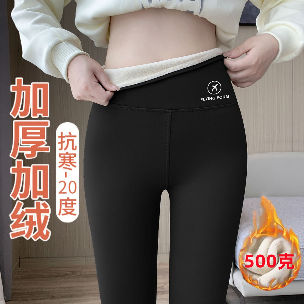 Women's Velvet High-Waist Winter Leggings