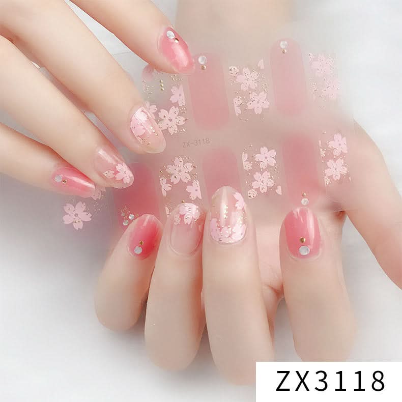 3D Star Diamond Nail Stickers Set