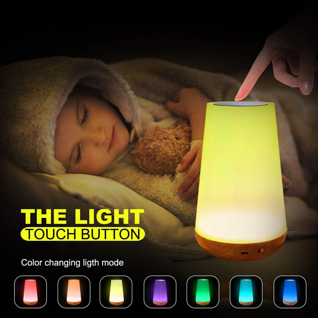 Touch-Control LED Night Light with 13 Colors