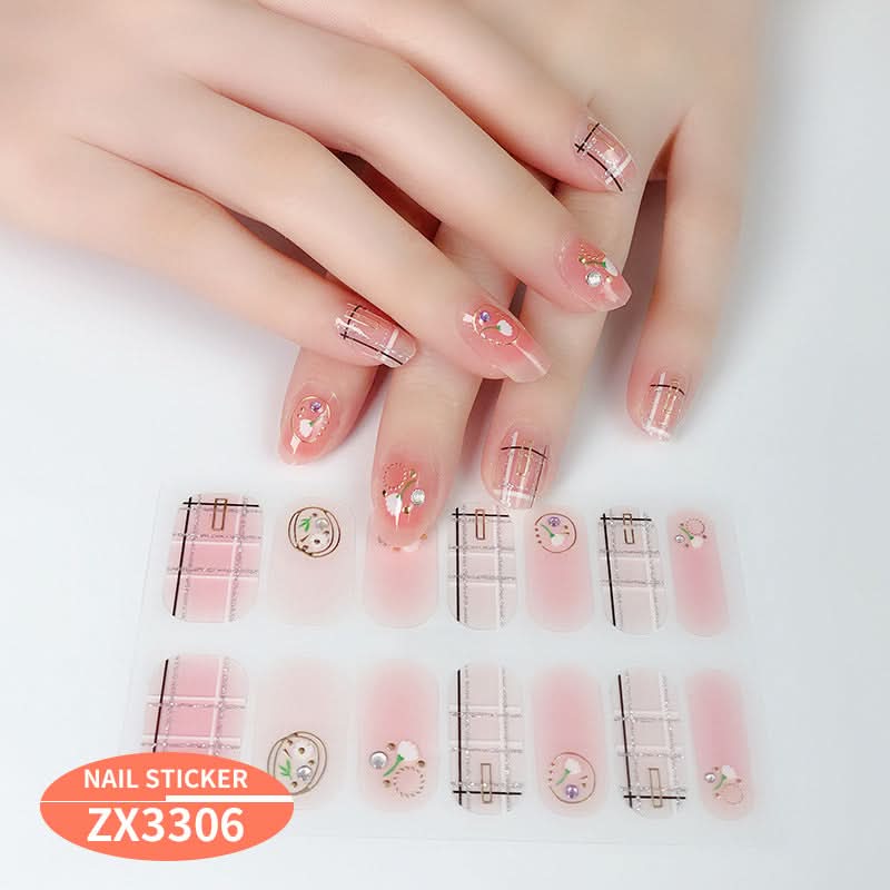 3D Star Diamond Nail Stickers Set