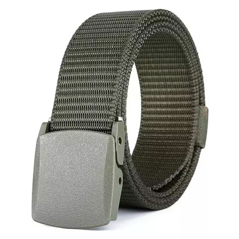 Men’s Nylon Belt with Plastic Buckle – Adjustable Military Training Belt