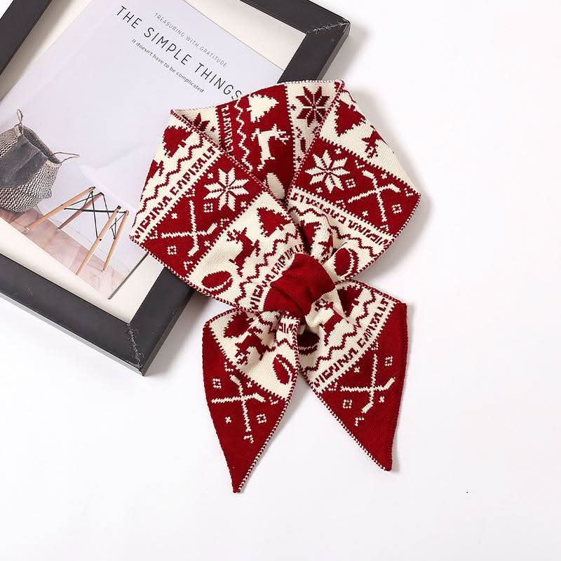 Cozy Christmas Wool Scarf for Women