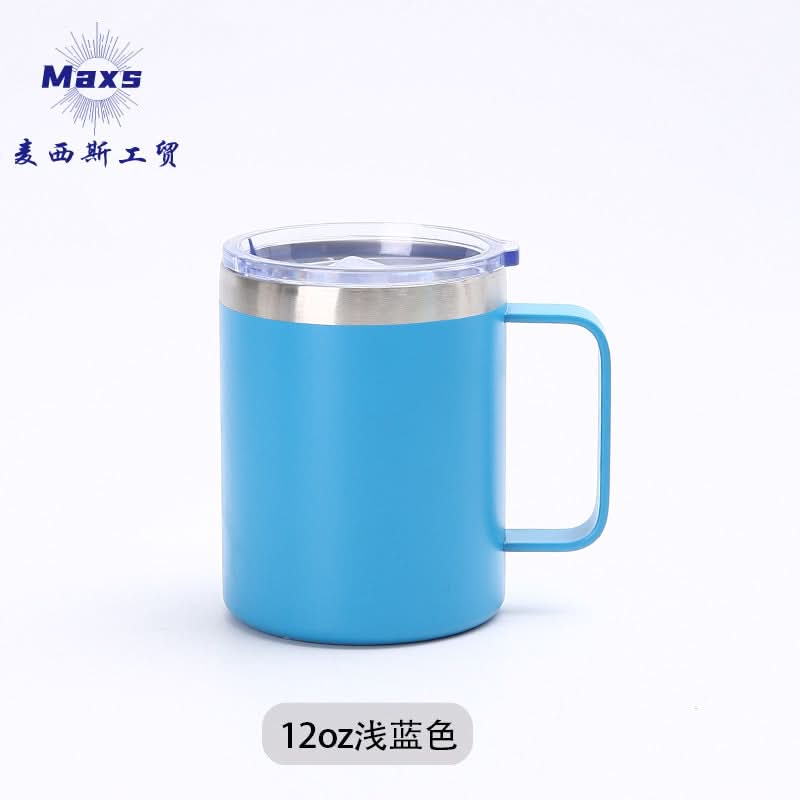 Stainless Steel Vacuum Coffee Thermos Mug – 12oz Insulated Cup