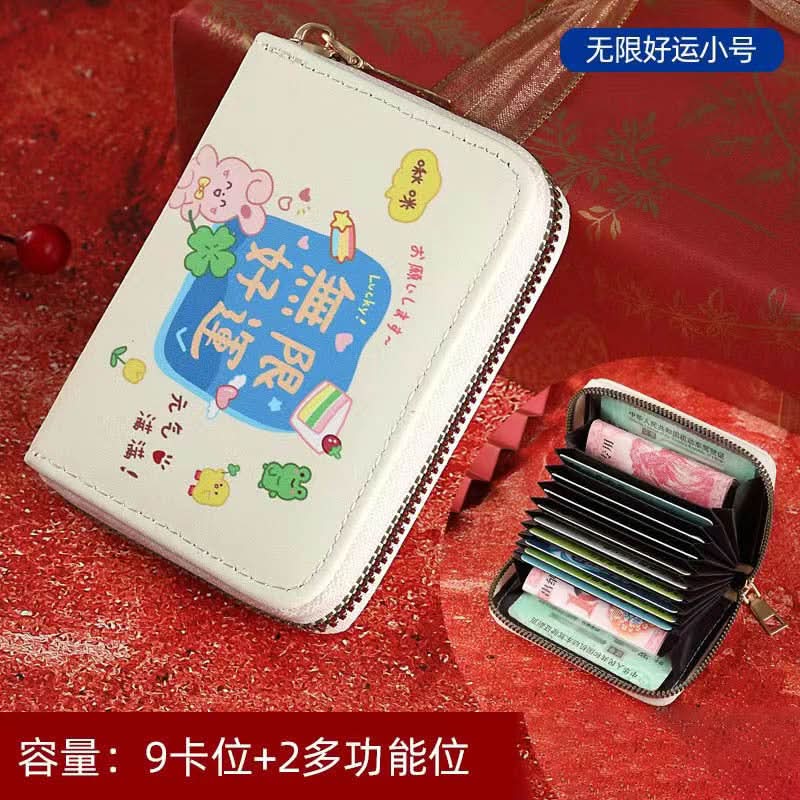 Korean-Style Accordion Card Holder – Wallet for Girls