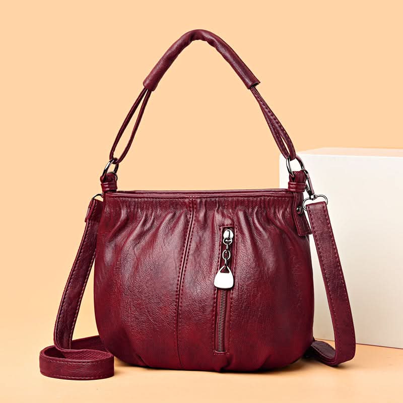 Women's Vintage Crossbody Shoulder Bag with Double Straps
