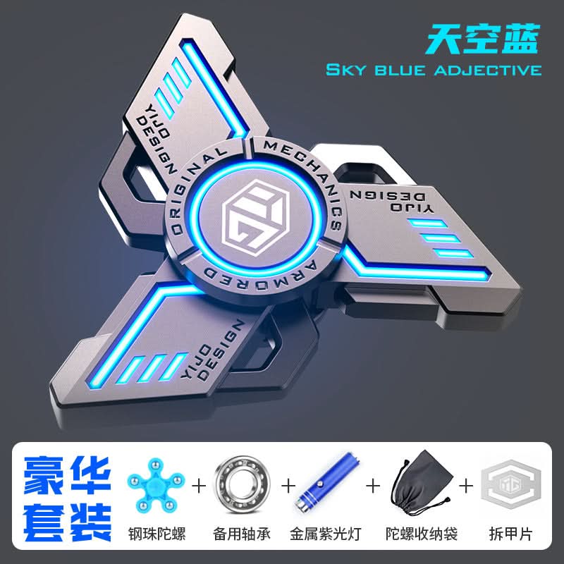 Luminous Fingertip Gyroscope – LED Fidget Spinner Toy