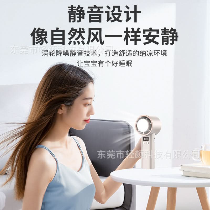 High-Speed Handheld Cooling Fan, 100 Speeds