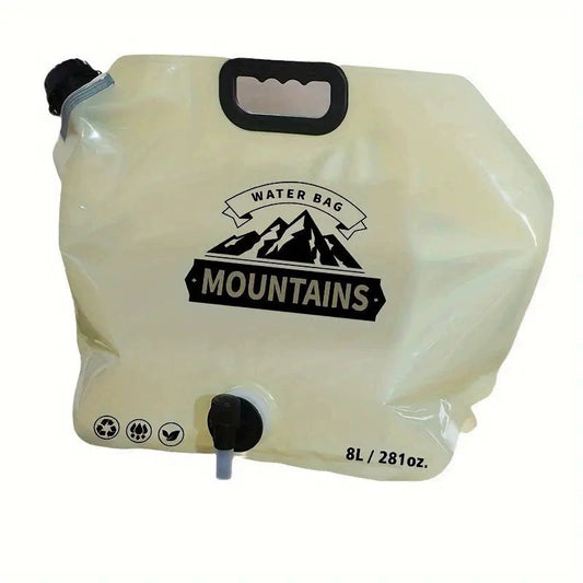 Foldable Water Storage Bag – Large-Capacity Outdoor Camping Container with Faucet