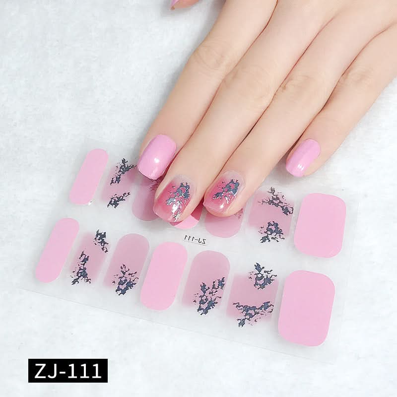 Waterproof 3D Gel Nail Stickers - Durable