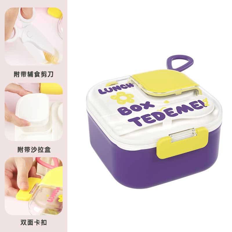 304 Stainless Steel Bento Lunch Box – Leak-Proof Food Container for Office & School