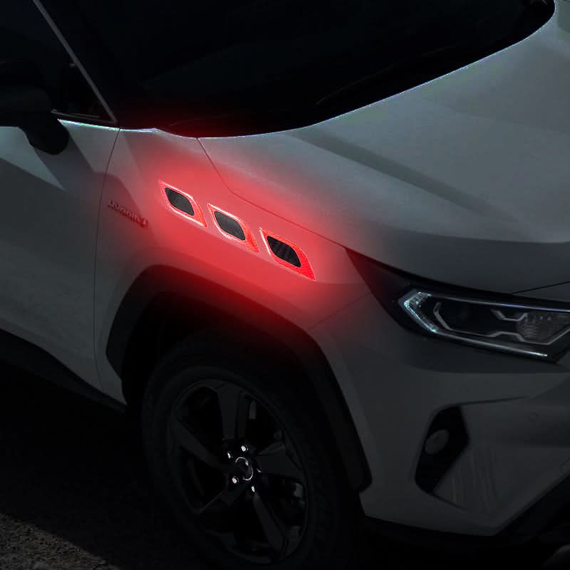Car Reflective Fender & Bumper Stickers – Anti-Scratch Night Safety Decals