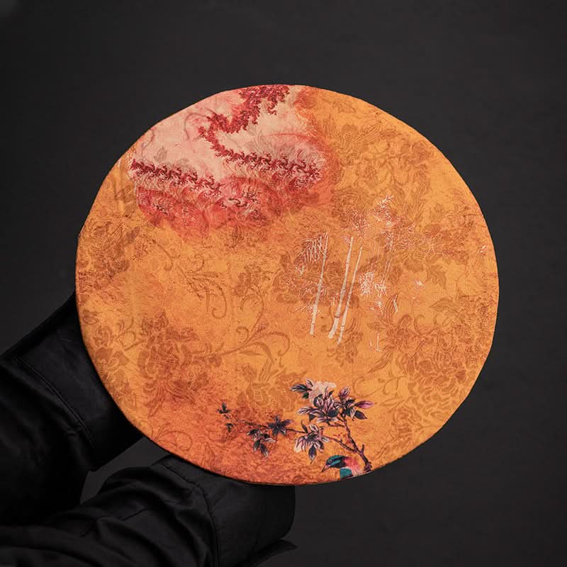 Double-Sided Fragrant Cloud Yarn Tablecloth - Tea Ceremony Accessory
