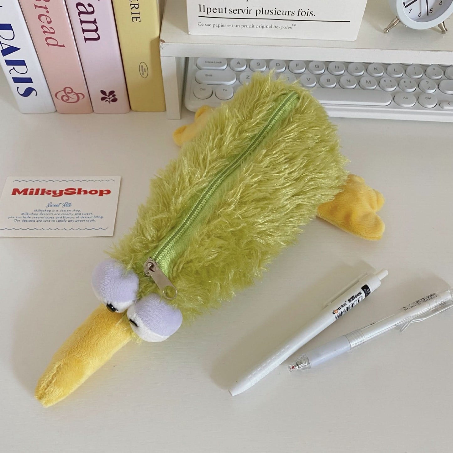 Cute Plush Animal Pencil Case for Kids