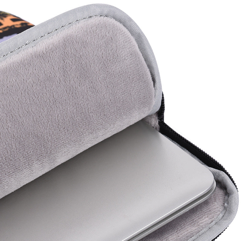 Black Urban Letters Laptop Sleeve – Waterproof, Shock-Resistant Case for HP & more (11–15")