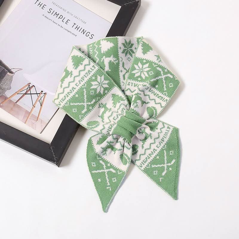 Cozy Christmas Wool Scarf for Women