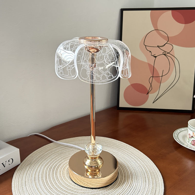 Starry Sky LED Table Lamp – Dimmable Acrylic Night Light for Bedroom