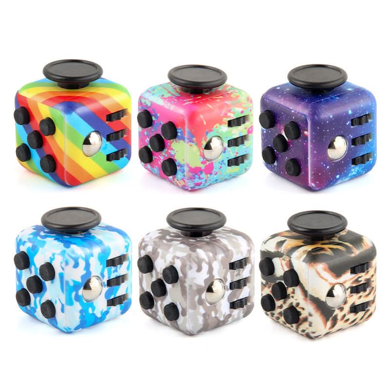 Rainbow Anti-Anxiety Fidget Cube Toy
