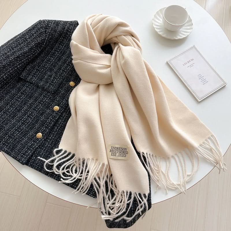 Korean Style Double-Sided Imitation Cashmere Scarf