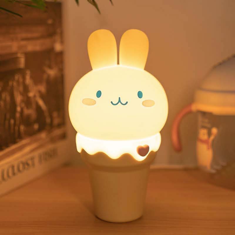 Magnetic Ice Cream Rabbit Night Light USB