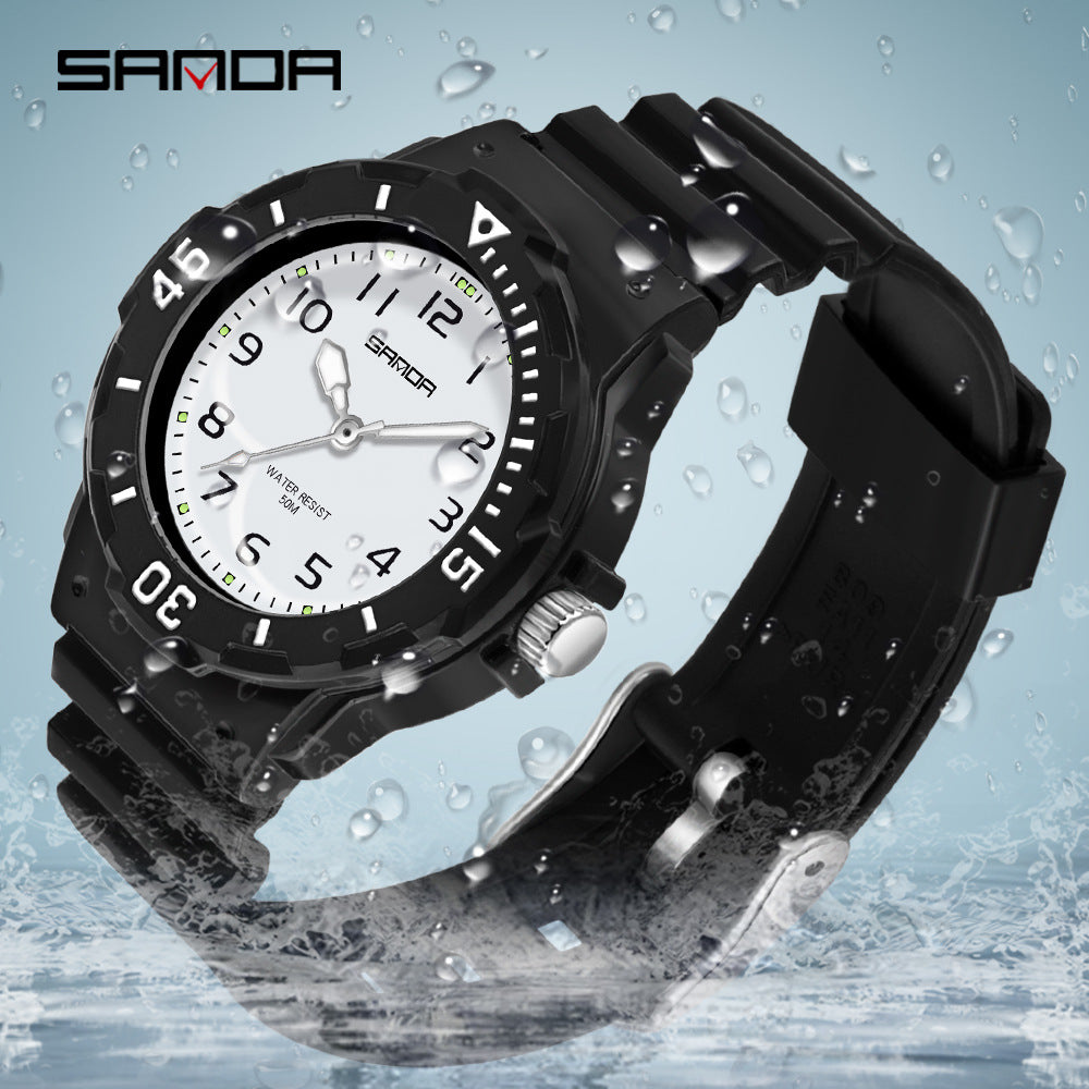 Sanda Women’s Luminous Quartz Watch – Waterproof Casual Analog Watch