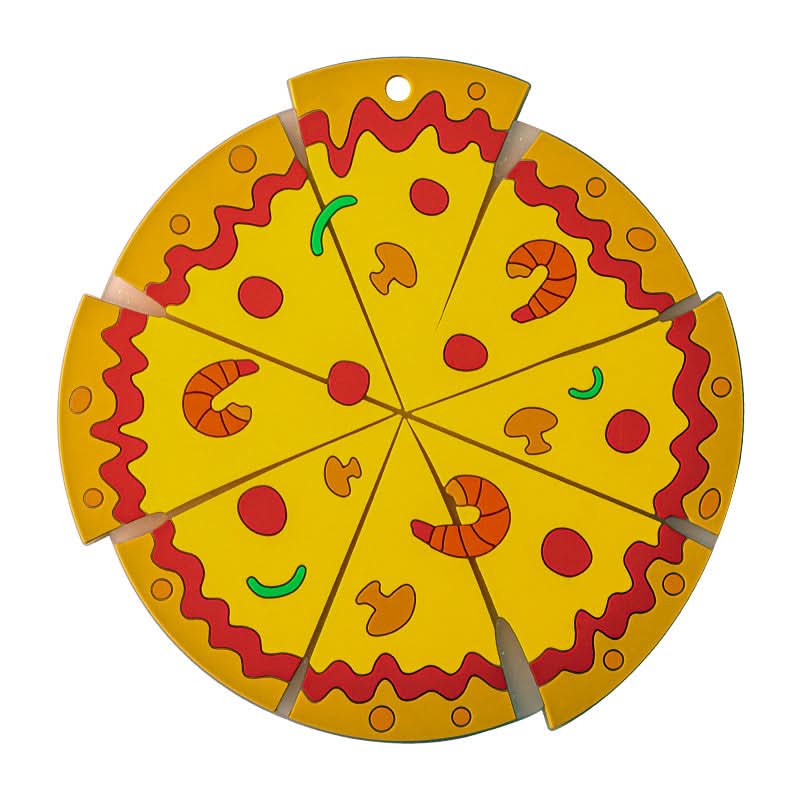 Pizza Slice Heat-Resistant Coaster & Trivet Set – Insulated Pot & Bowl Pads