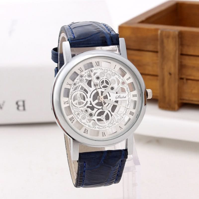Men’s Fashion Quartz Watch, Hollow Design
