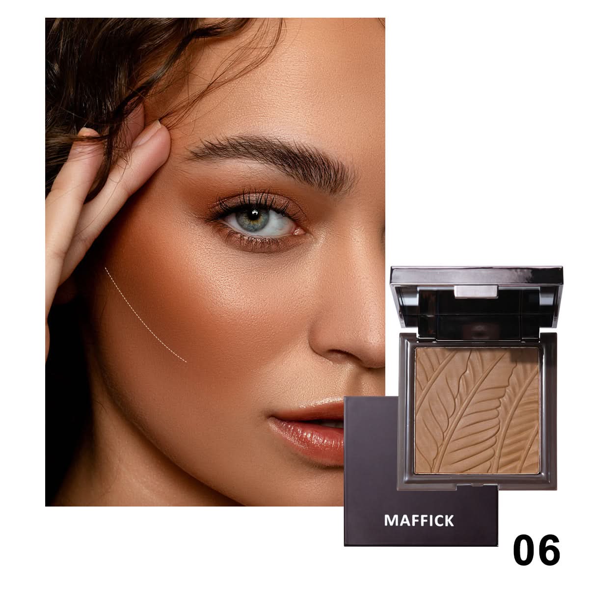 Earth Tone Eyeshadow – Long-Lasting Matte & Pearlescent Silver Powder