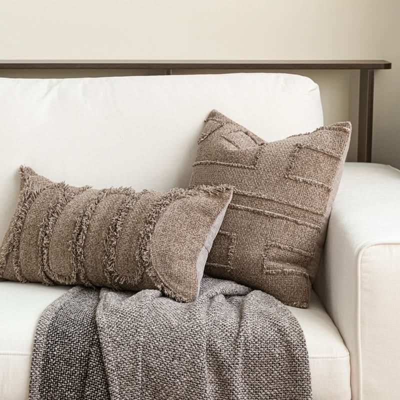 Premium Modern Wabi Style Pillow Cover - Soft Furnishing Cushion for Living Room