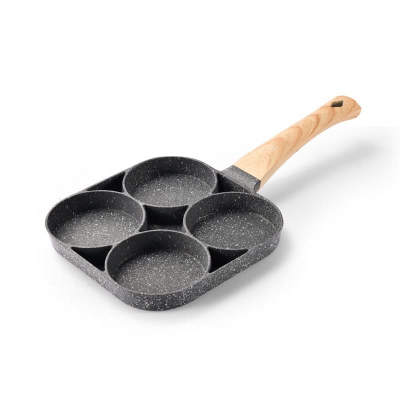 Non-Stick Four-Hole Omelette Frying Pan