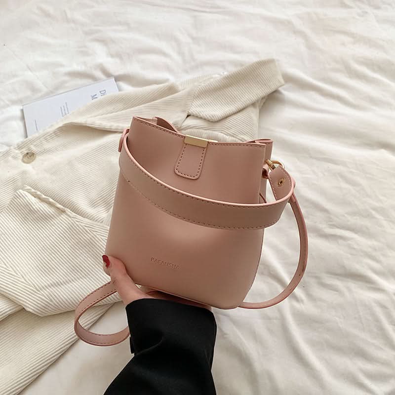 Retro Bucket Shoulder Bag for Women – Fashionable Crossbody Bag