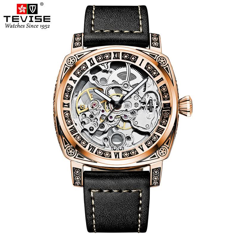 Men’s Automatic Leisure Style Mechanical Watch – 24-Hour Display