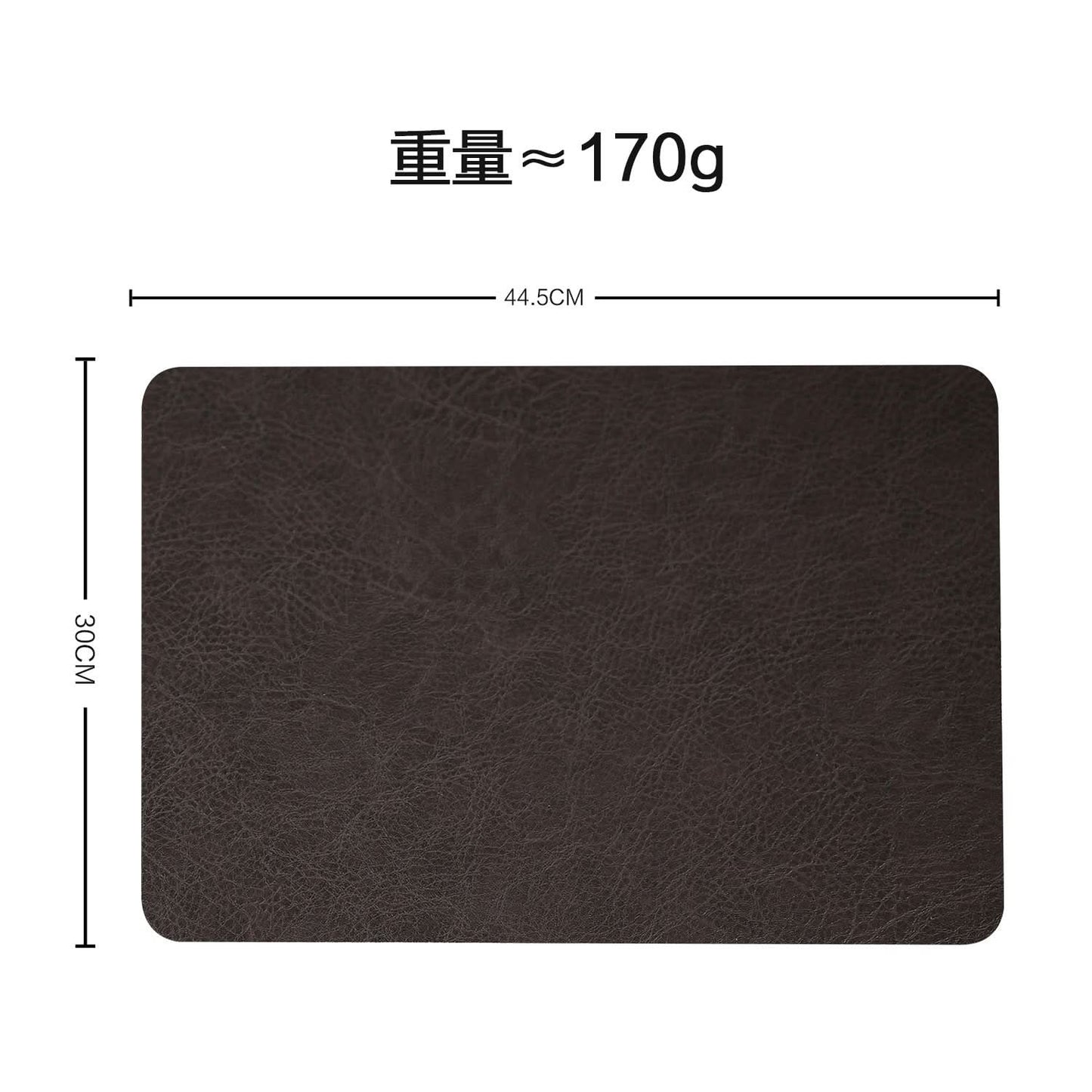 Nordic Style Leather Placemats & Coasters
