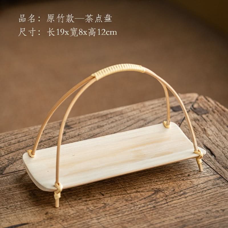 Handmade Bamboo Dessert Tray