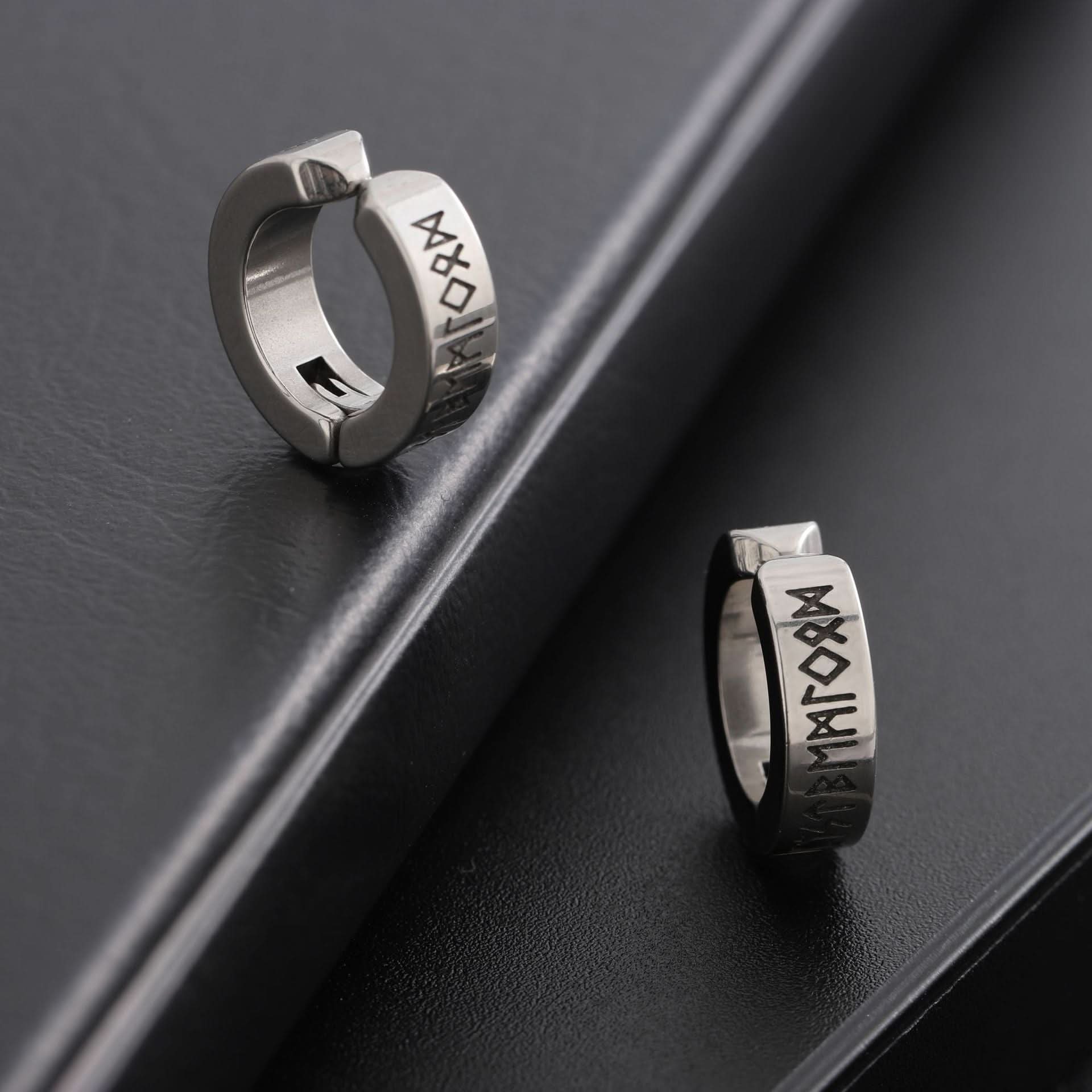 Men’s Rune Punk Ear Cuff - Non-Pierced Jewelry